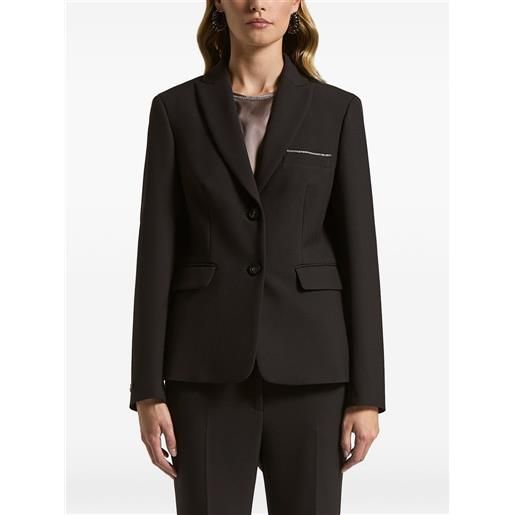 Peserico blazer monopetto - marrone
