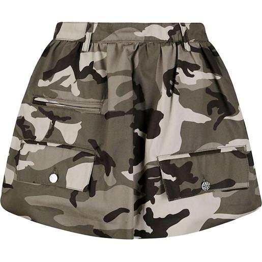 Baum Und Pferdgarten minigonna samaya con stampa camouflage - verde