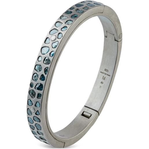 Parts of Four bracciale sistema con diamanti - argento