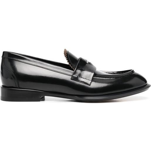 Alexander McQueen mocassini con decorazione - nero