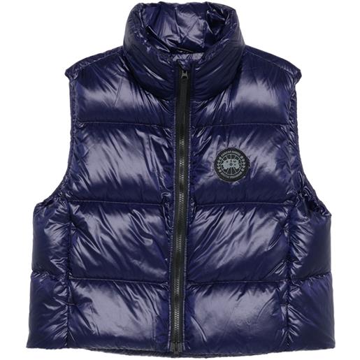Canada Goose gilet imbottito con zip - blu