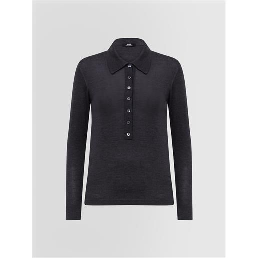ALPHA STUDIO polo in cashmere