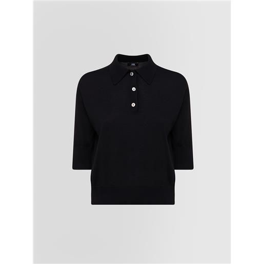 ALPHA STUDIO polo in seta cashmere