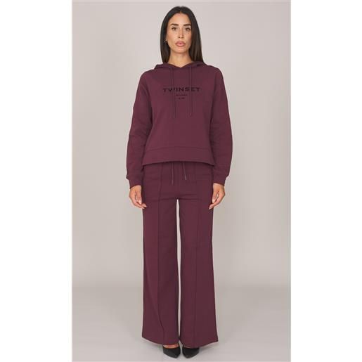 TWINSET completo tuta TWINSET con logo ricamato, colore bordeaux