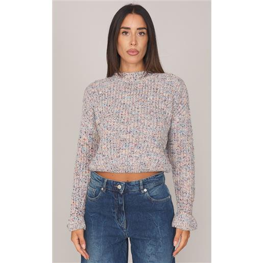 TWINSET ACTITUDE maglia TWINSET ACTITUDE girocollo multicolor, colore multicolore