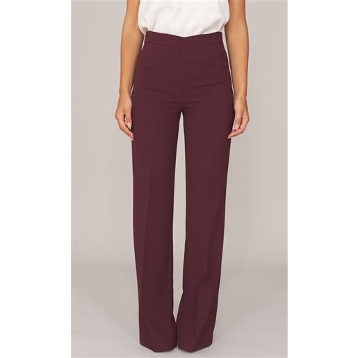 TWINSET pantalone TWINSET palazzo, colore bordeaux