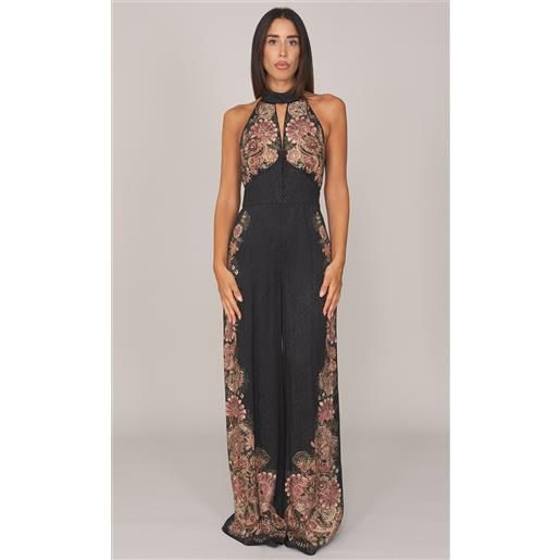 TWINSET tuta TWINSET con ricamo jacquard, colore nero