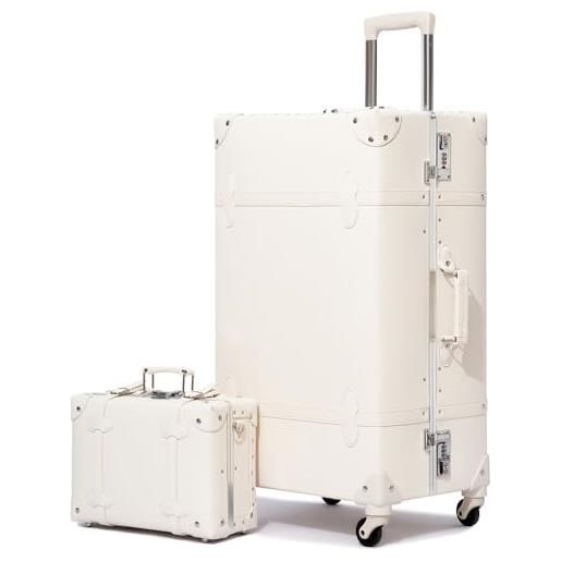 Set di 3 Trolley Valigie Rigide da Viaggio Valigia Bagaglio a Mano Media Grande Set di 3 Trolley Valigie Rigide da Viaggio Valigia Bagaglio a Mano Media Grande
