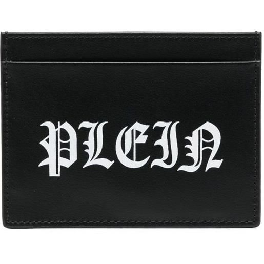 Philipp Plein portacarte con stampa - nero