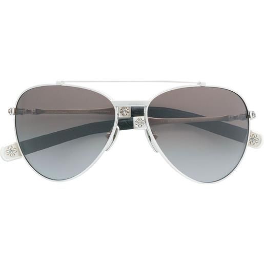 Shamballa Jewels occhiali da sole oversize polarizzati shamballa x larry sands evermore - effetto metallizzato