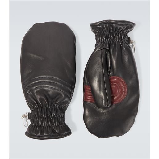 Our Legacy muffole spheric in pelle con shearling