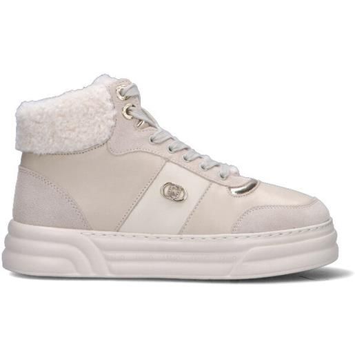 LIU JO sneaker donna panna in suede