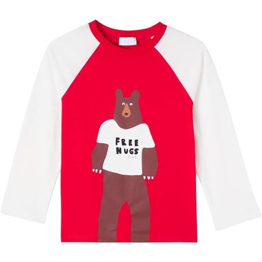 Gucci Kids x euan roberts - t-shirt in jersey di cotone con stampa