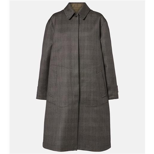 The Row cappotto reversibile palomar in lana e seta