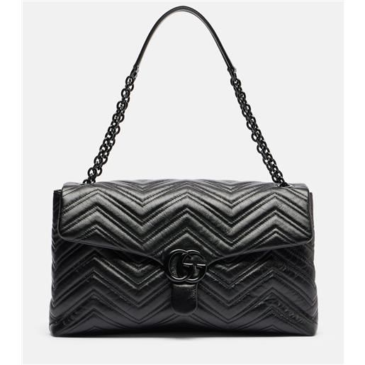 Gucci borsa a spalla gg marmont large in pelle