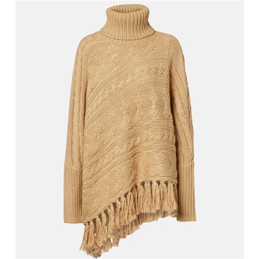 Goldbergh dolcevita asimmetrico in misto lana