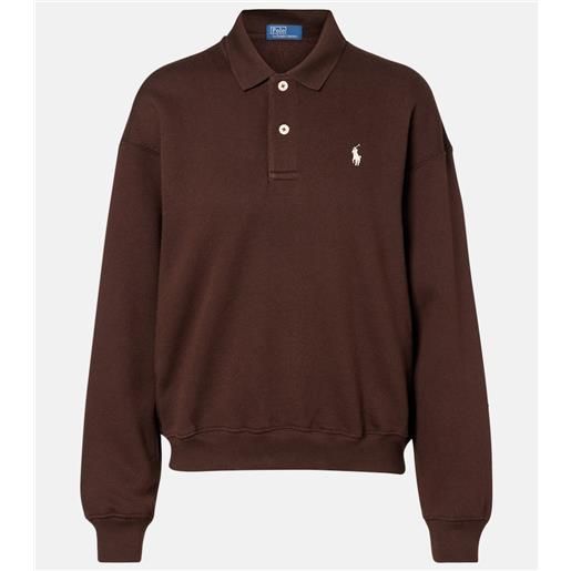 Polo Ralph Lauren felpa in misto cotone con logo