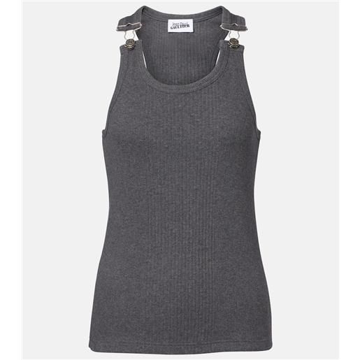 Jean Paul Gaultier top in jersey di cotone