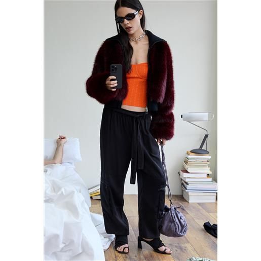 Desigual pantaloni lunghi baggy