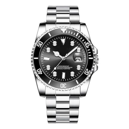 Generico business watches men, analog men's watch, 42mm portable waterproof wristwatch, easy to read for fashion accessories, watch business fashions timepiece