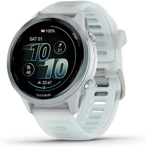 Garmin forerunner 570 - 42mm cloud blue aluminum con cinturino translucent whitestone/cloud blue (010-02970-01)