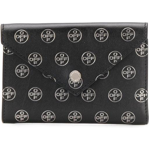 Off-White portacarte goffrato - nero