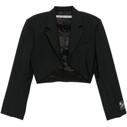 Alexander Wang blazer con logo - nero