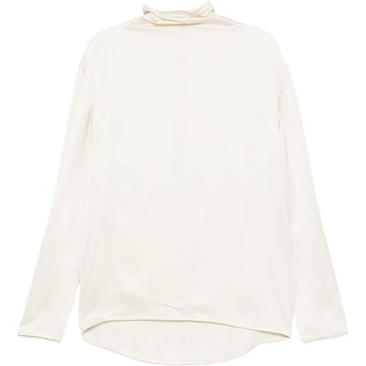 TOTEME blusa a collo alto - toni neutri