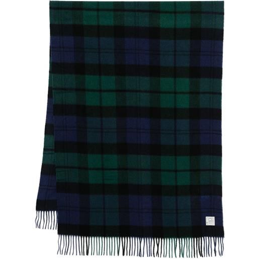 TOTEME sciarpa in cashmere con frange - blu