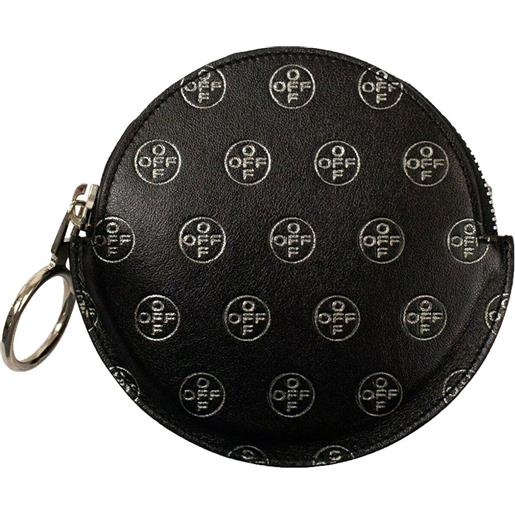 Off-White pouch con logo - nero