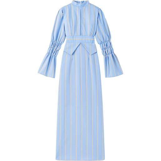 DESTREE abito keith lungo a righe - blu