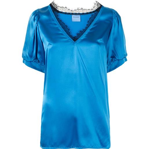 Macgraw blusa shadow con lacci