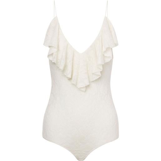 Philosophy Di Lorenzo Serafini body con ruches - bianco
