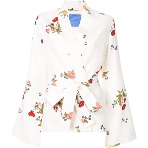 Macgraw cappotto cognac - bianco