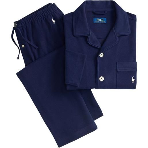 Polo Ralph Lauren pigiama con bottoni - blu
