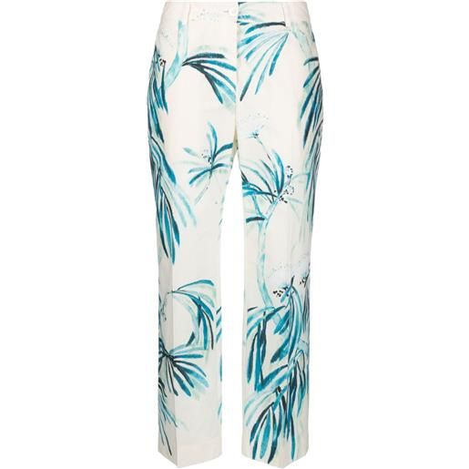 F.R.S For Restless Sleepers pantaloni dritti a vita media - bianco