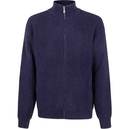 Family First cardigan con zip - blu