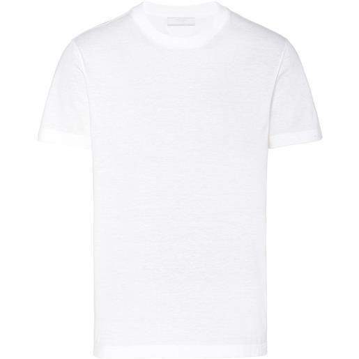 Prada set di 3 t-shirt in cotone - bianco