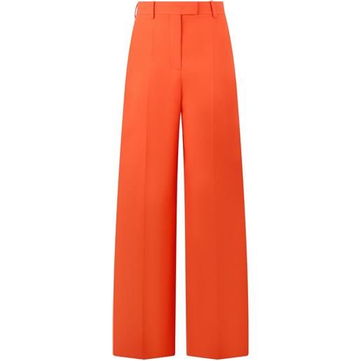 Valentino Garavani pantaloni con chiusura nascosta - arancione