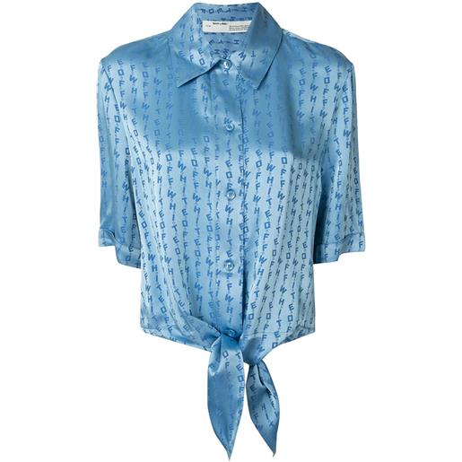Off-White blusa con nodo
