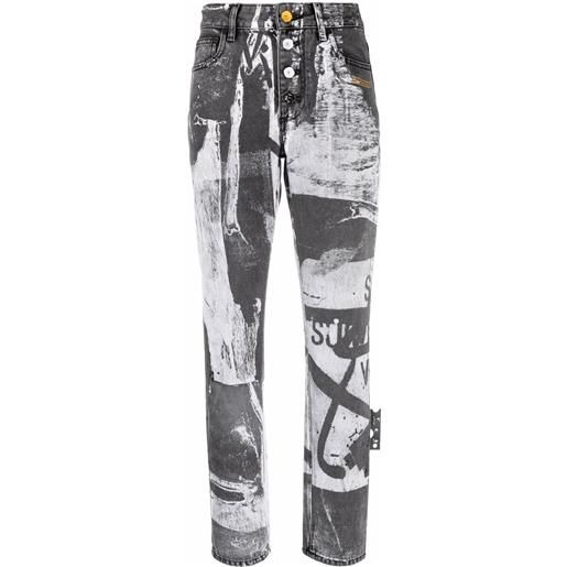 Off-White pantaloni a vita alta Off-White x pablo tomek - nero