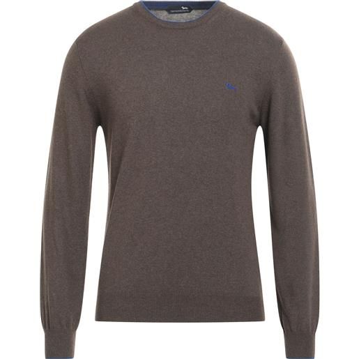 PJ PAUL JONES Maglione Uomo Girocollo | A Maglia Fine | Misto Acrilico | Nero - XL