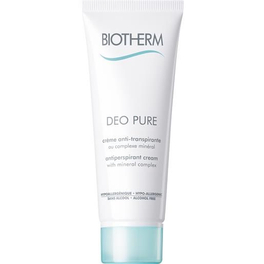 Biotherm deo pure creme deodorante anti-traspirante crema 75ml