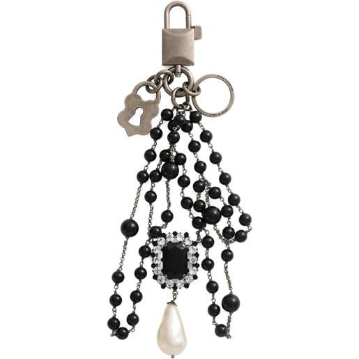 Dolce & Gabbana portachiavi con lucchetto - argento