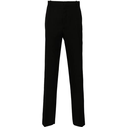 Alexander McQueen pantaloni sartoriali a sigaretta - nero