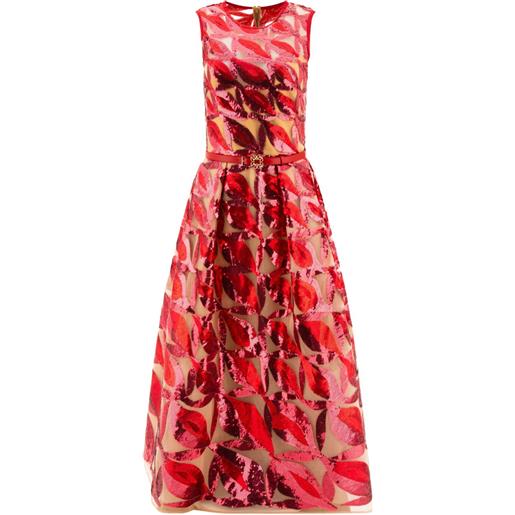 Elie Saab abito con paillettes - rosso