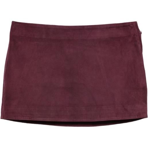 Retrofete minigonna valerie - rosso