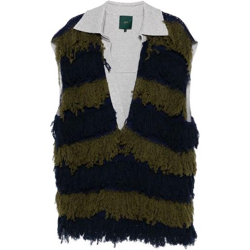 Jejia top con frange - verde