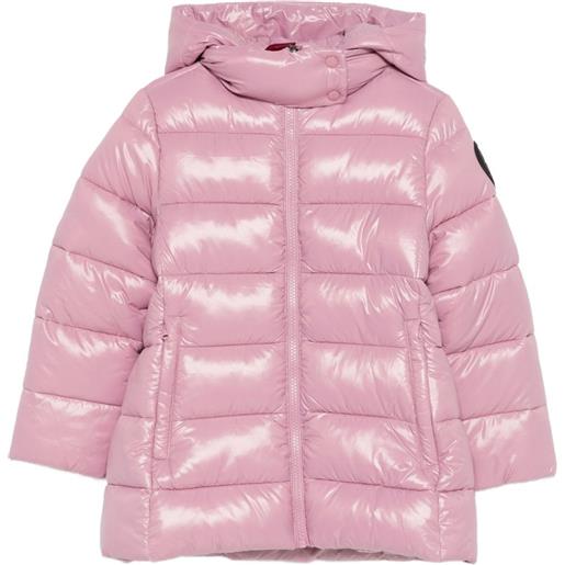 Save The Duck Kids cappotto imbottito con cappuccio - rosa