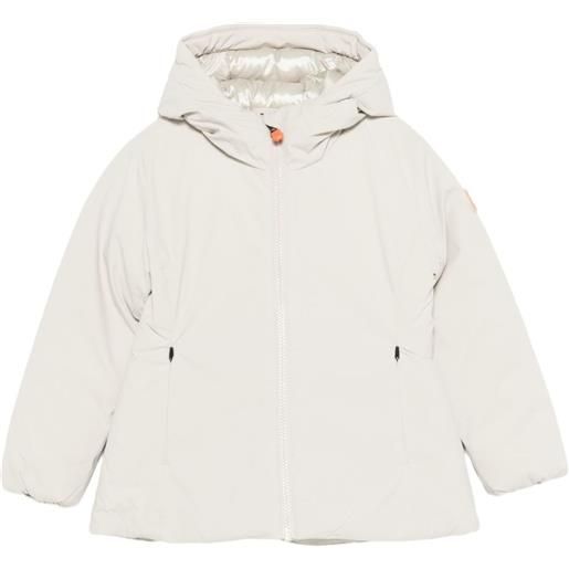 Save The Duck Kids cappotto con cappuccio - toni neutri